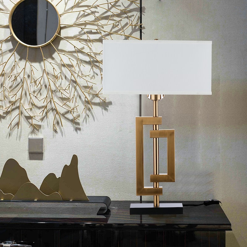 Chain Modern Table Lamp Gold/Brass Finish