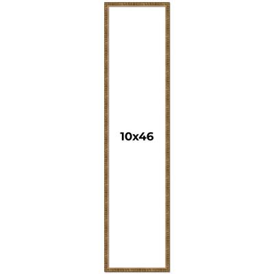 10x46 Frame Gold Picture Frame - Complete Modern Photo Frame Includes