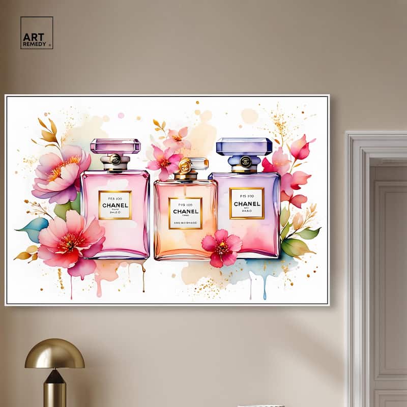 Floral Fragrance Canvas by Art Remedy
