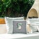 preview thumbnail 2 of 5, Stupell Nursery Dinosaur Pattern Printed Outdoor Throw Pillow Design by Jeff McKinley rep. Levison Designs