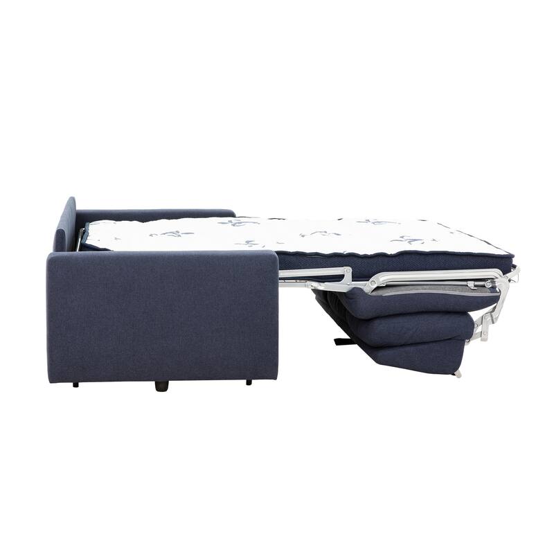 Stearns & Foster® Paolo 82 in. Queen Sleeper Sofa with 5in Memory Foam Mattress