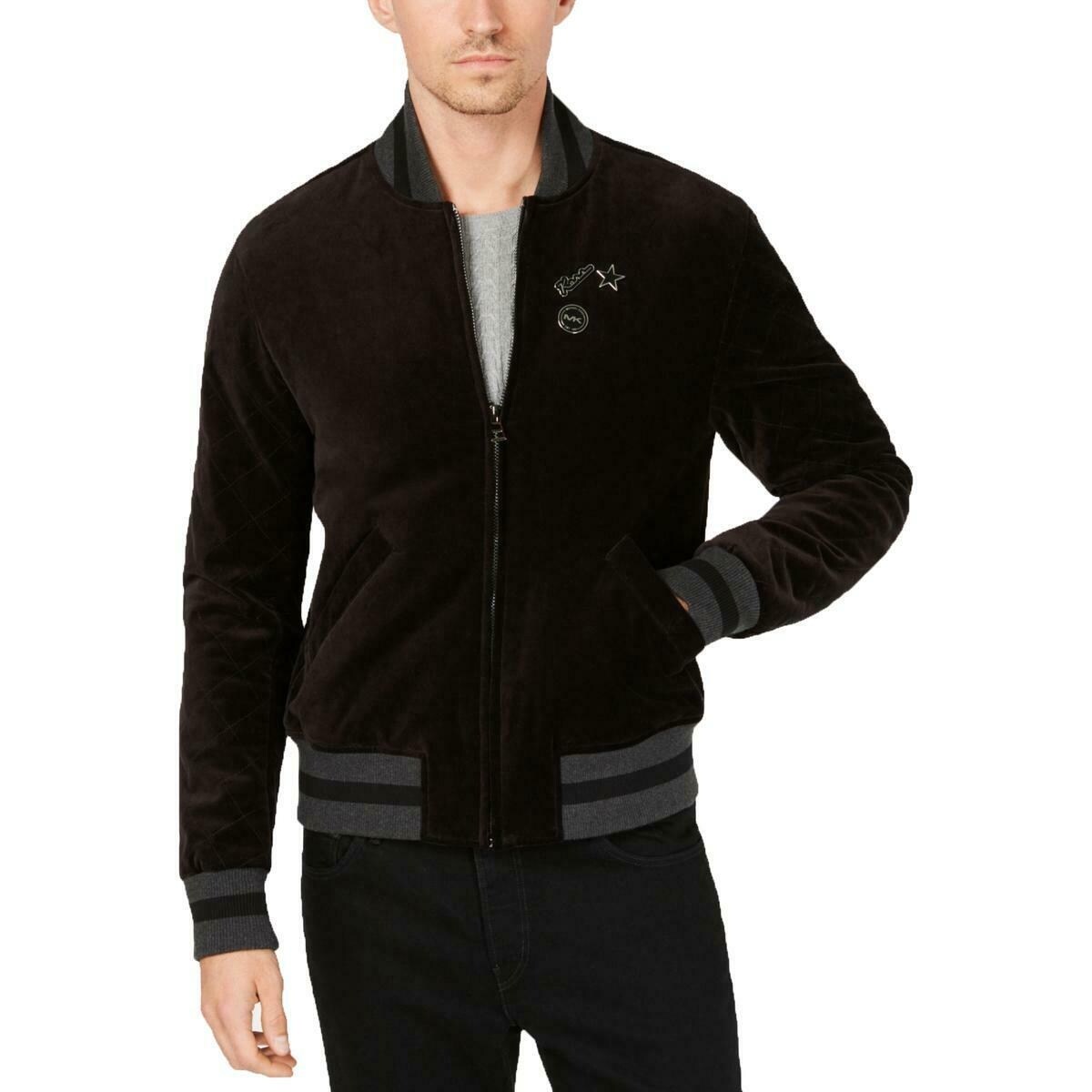 michael kors men's black jacket