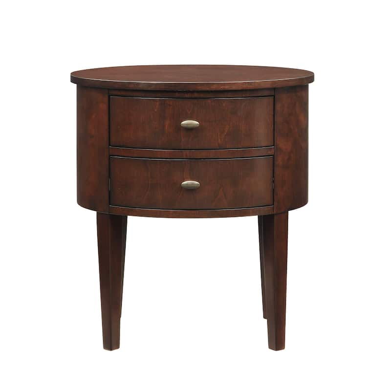 Aldine 2-drawer Oval Accent Table by iNSPIRE Q Bold