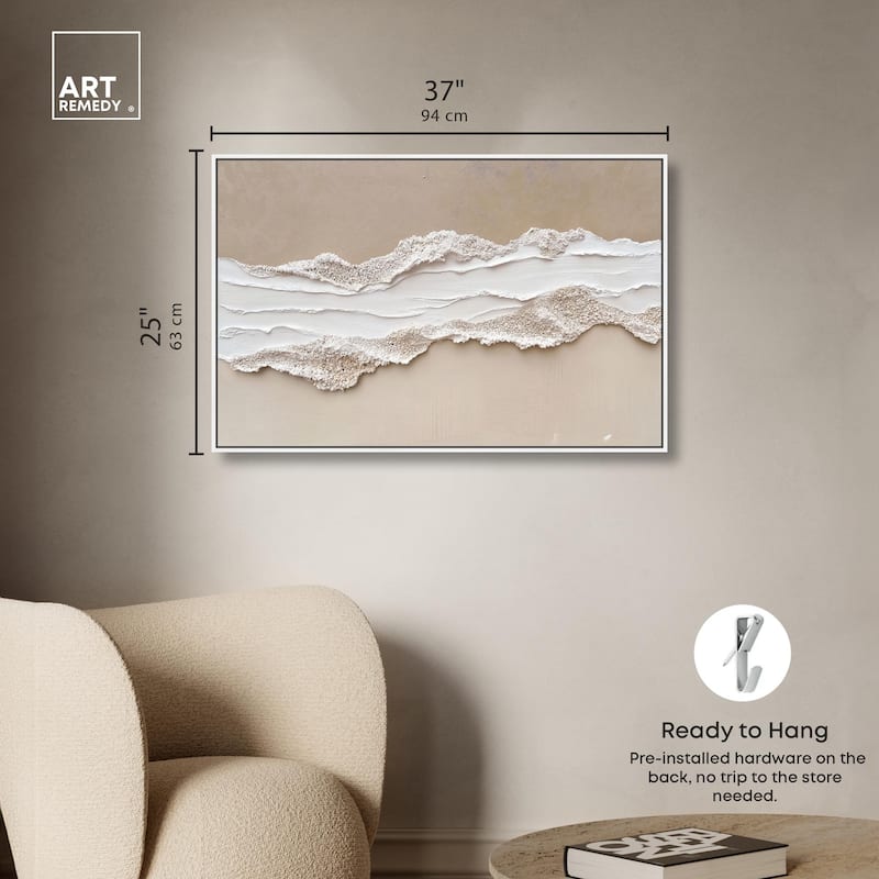 Textured Sea I Canvas by Art Remedy