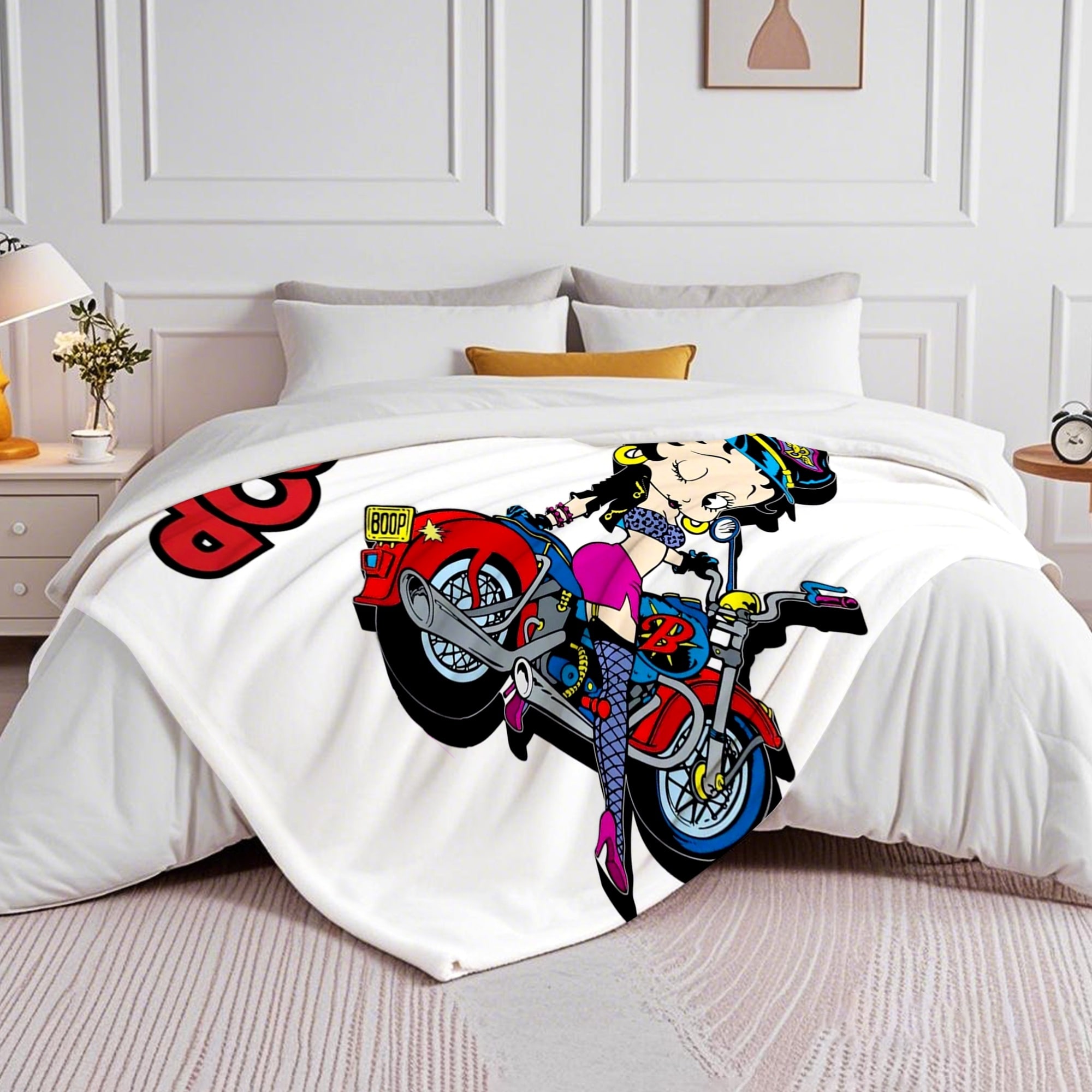 Betty Boop Super Soft Fleece Plush Throw Blanket for Couch - Picture 43 of 374