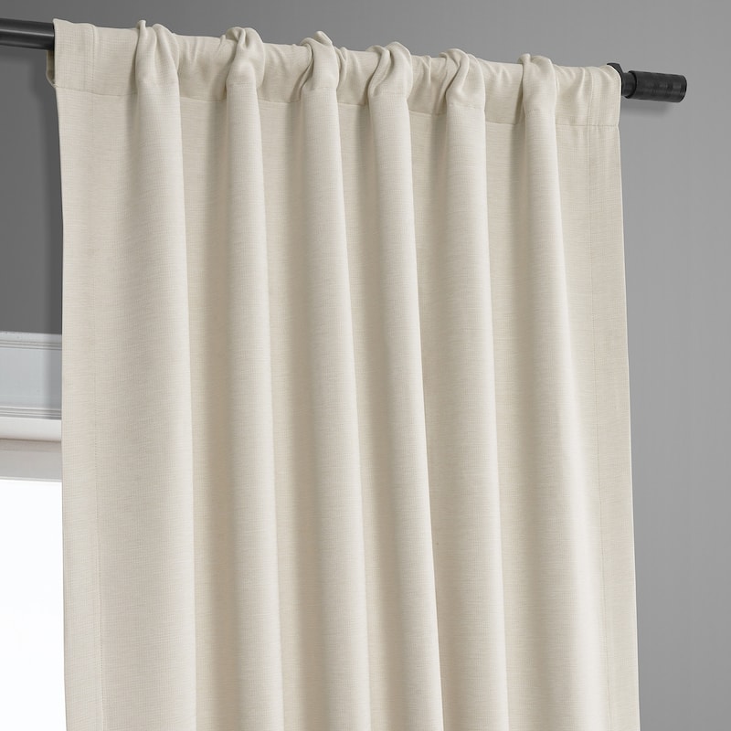 Exclusive Fabrics Bellino 63 In Room Darkening Curtain (1 Panel) - 50 x 63