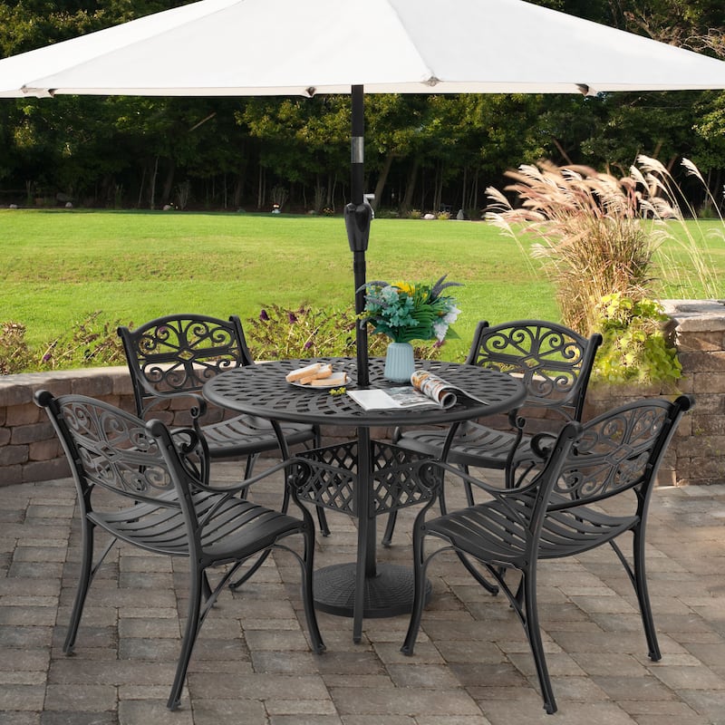 nuu-garden-patio-5-pieces-cast-aluminum-dining-set-with-2-24-umbrella