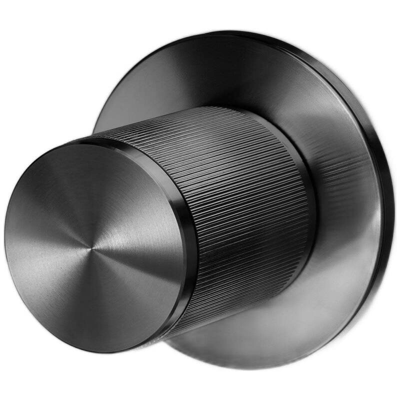 Buster + Punch NDK-091067 Linear Series Door Knobs - Gun Metal