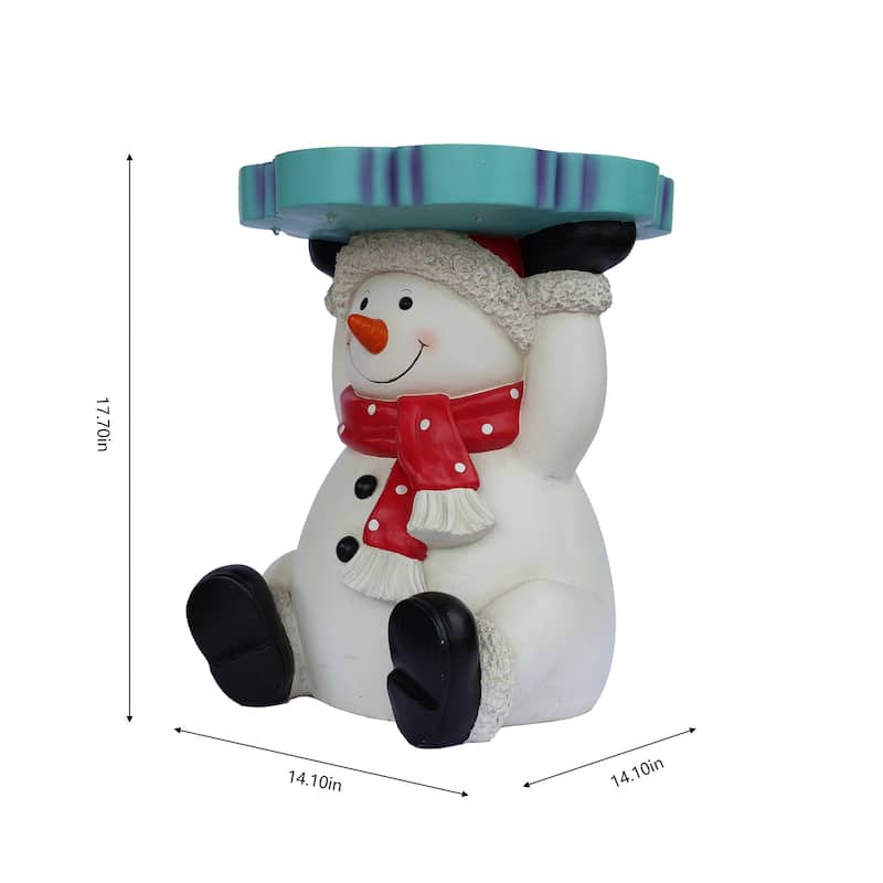 Pre-lit Snowman Christmas Tabletop Decoration - 21.25"