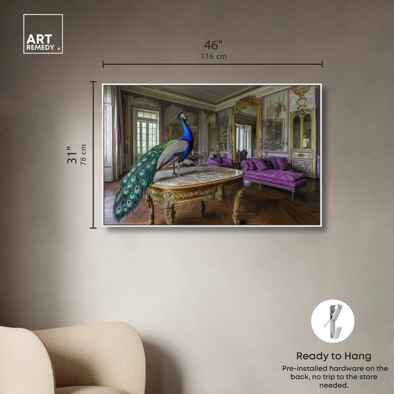 Royal Plumage Canvas by Art Remedy