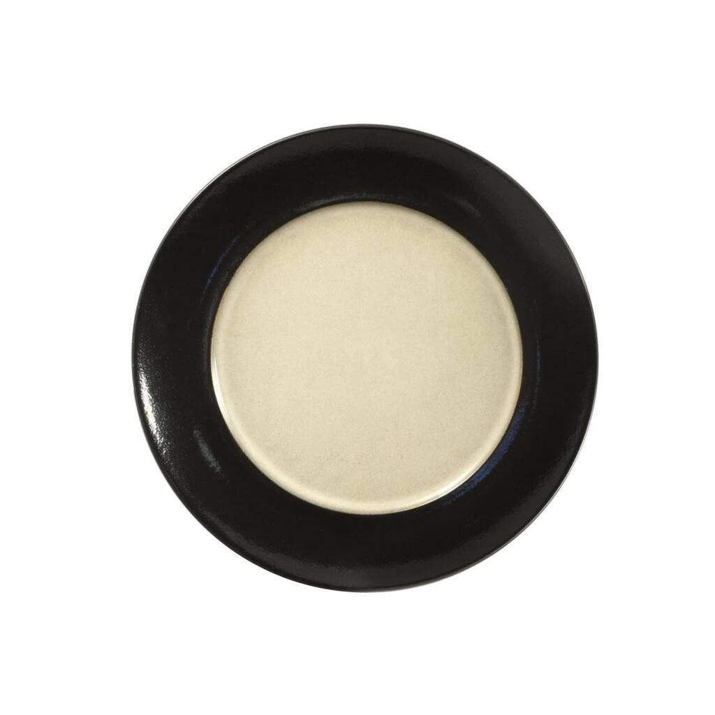 Gourmet Basics Belmont Black Salad Plate - 8.75"