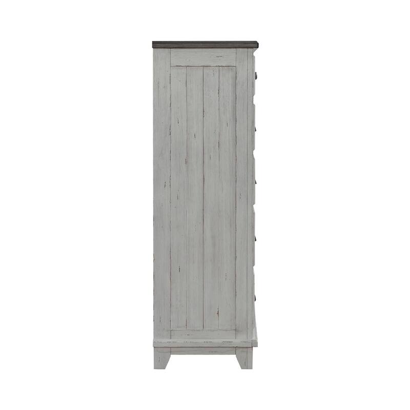 River Place Riverstone White & Tobacco Dresser