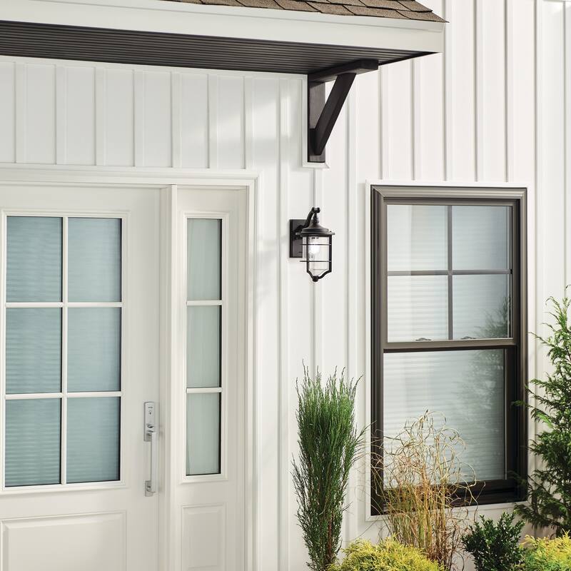 Kichler Lighting Royal Marine Collection 1-light Distressed Black Outdoor Wall Lantern