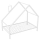 preview thumbnail 7 of 12, Twin Size Metal House Platform Bed