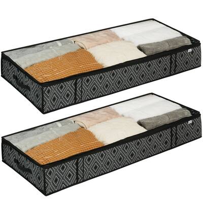 Clozzers Large Under Bed Storage Bag - Set of Two