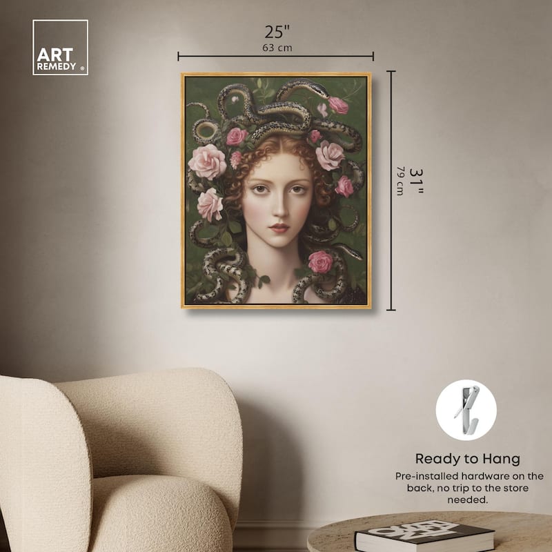 Medusa Canvas by Art Remedy