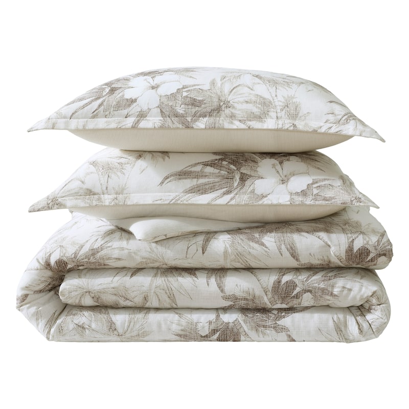 Tommy Bahama Beachway Blooms Reversible Comforter Set