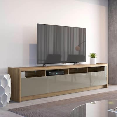 Manhattan Comfort Munoz 72.83 In. Media Cabinet Console