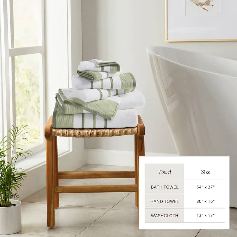 Linery & Co. Luxury Cotton Decorative Towel Set.