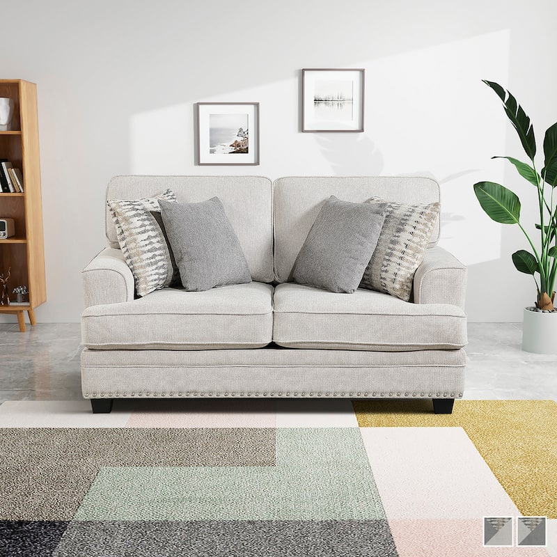 Pombal Chenille Living Room Loveseat
