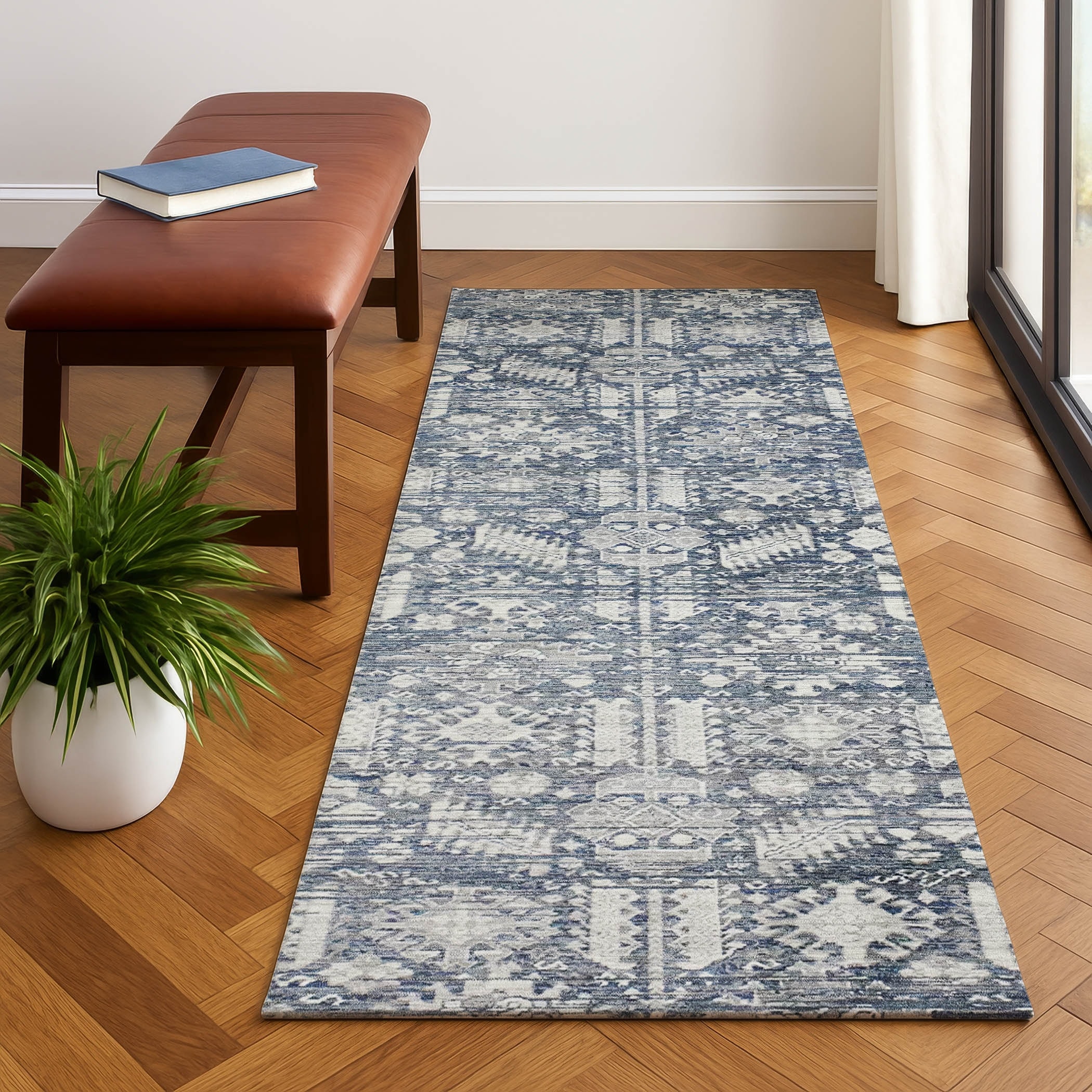 Premium Washable Super Soft Vintage Traditional Mayfield Rug