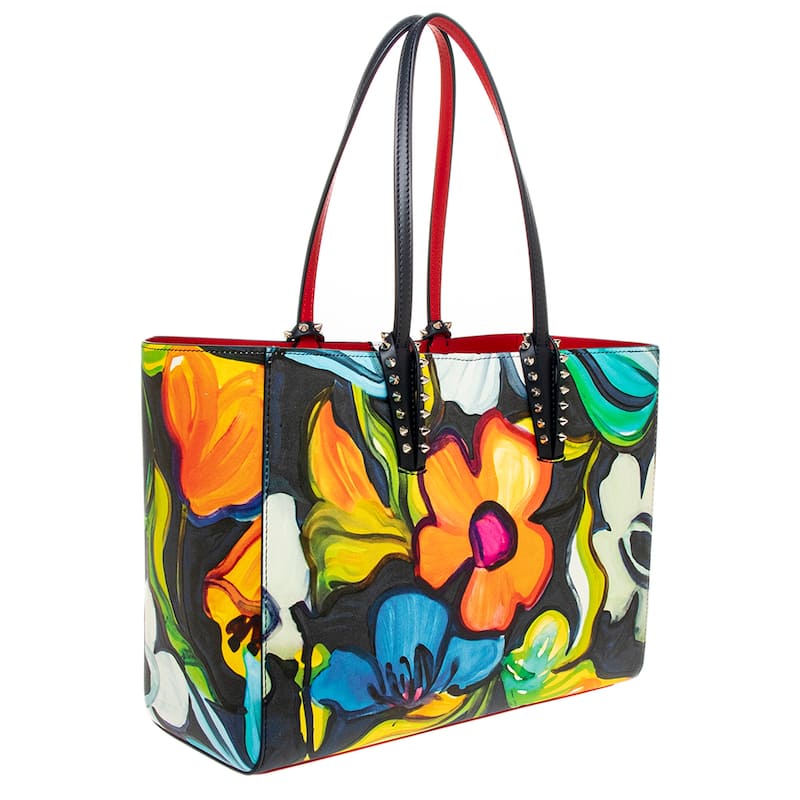 Christian Louboutin Small Cabata Tote in Floral Naplak