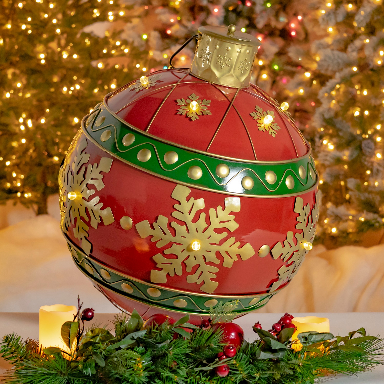 Metal christmas ornaments shop