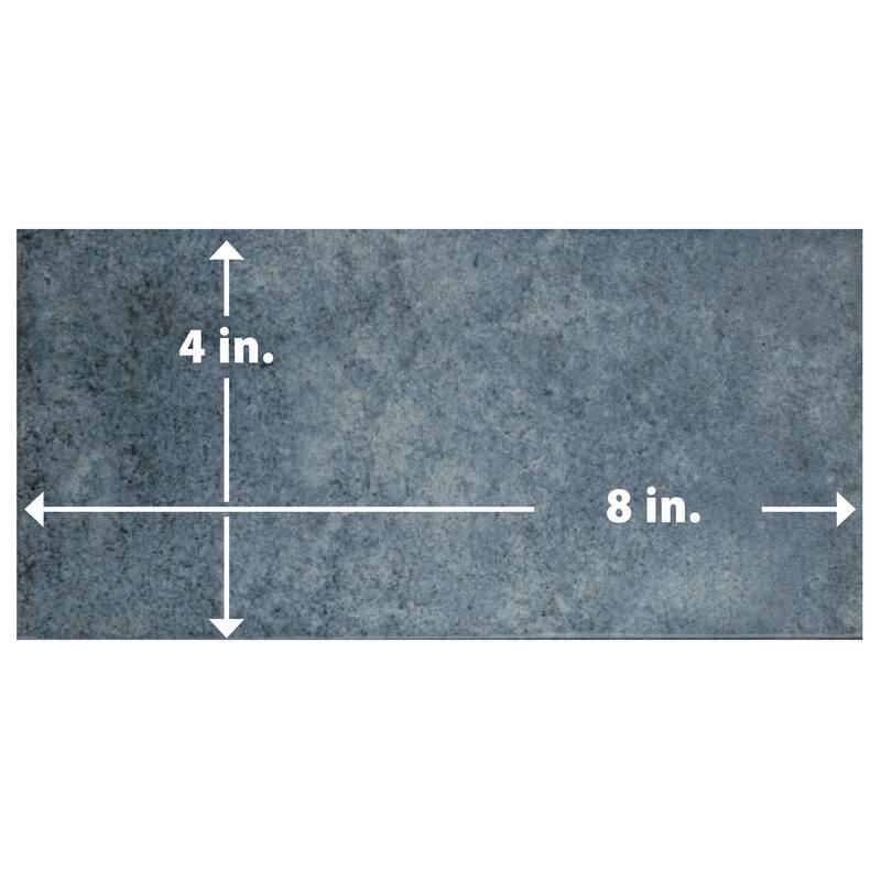 Merola Tile Camden Azurro 4" x 8" Ceramic Wall Tile
