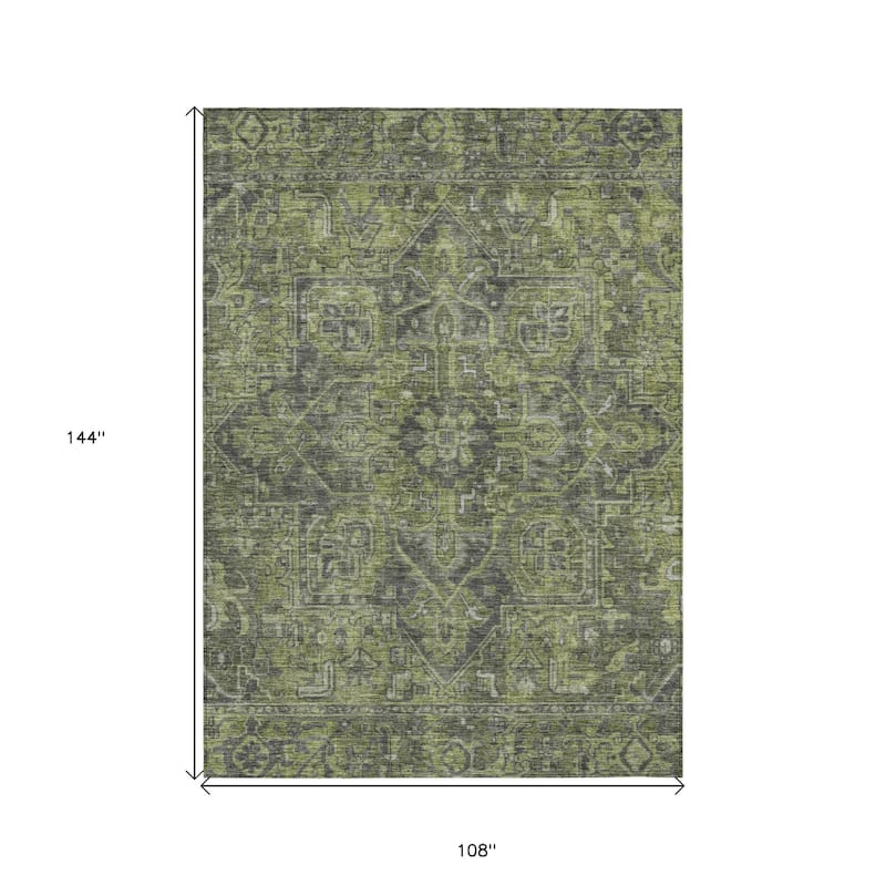 Mava Oriental Weather Resistant Timeless Grace Outdoor Rug