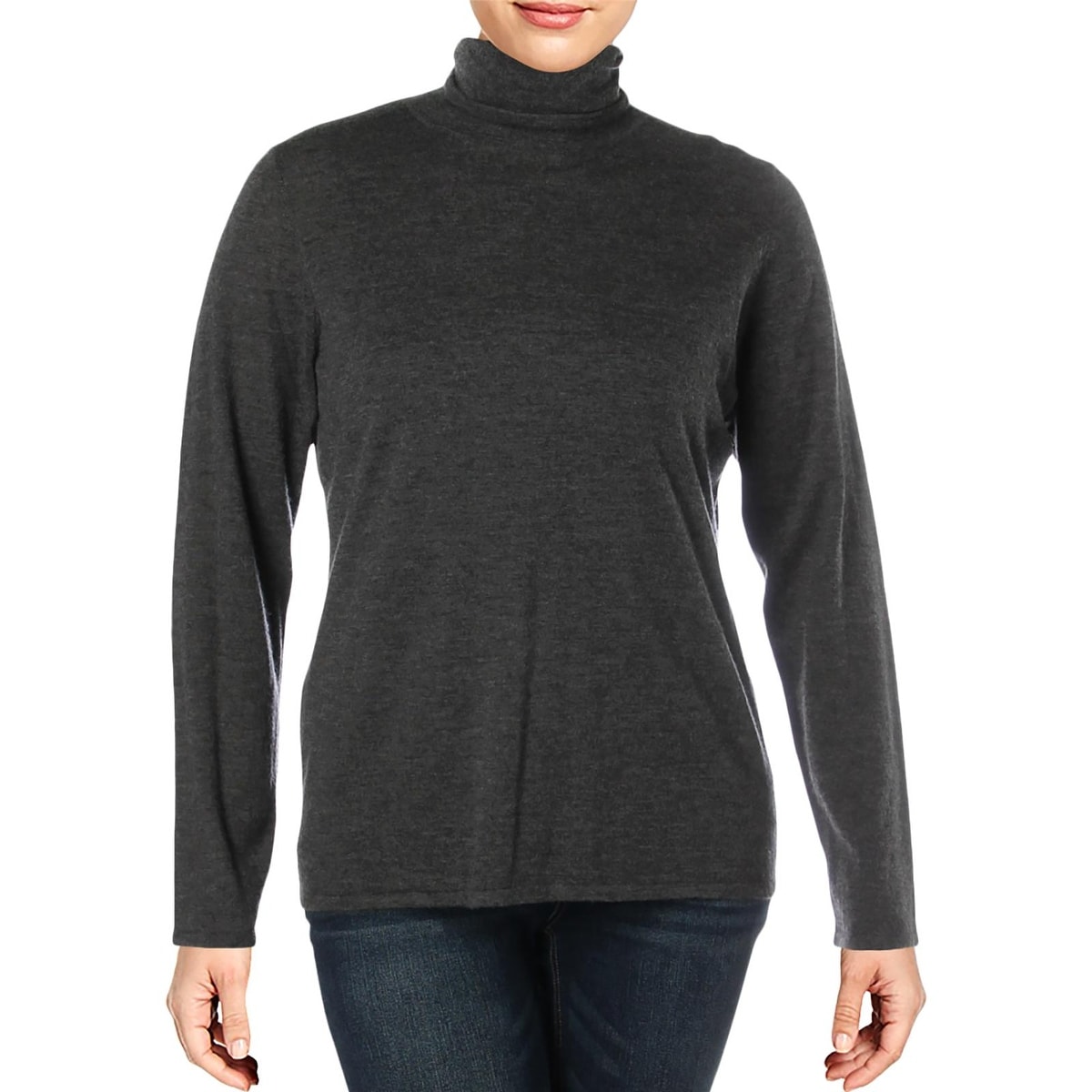 charcoal turtleneck womens