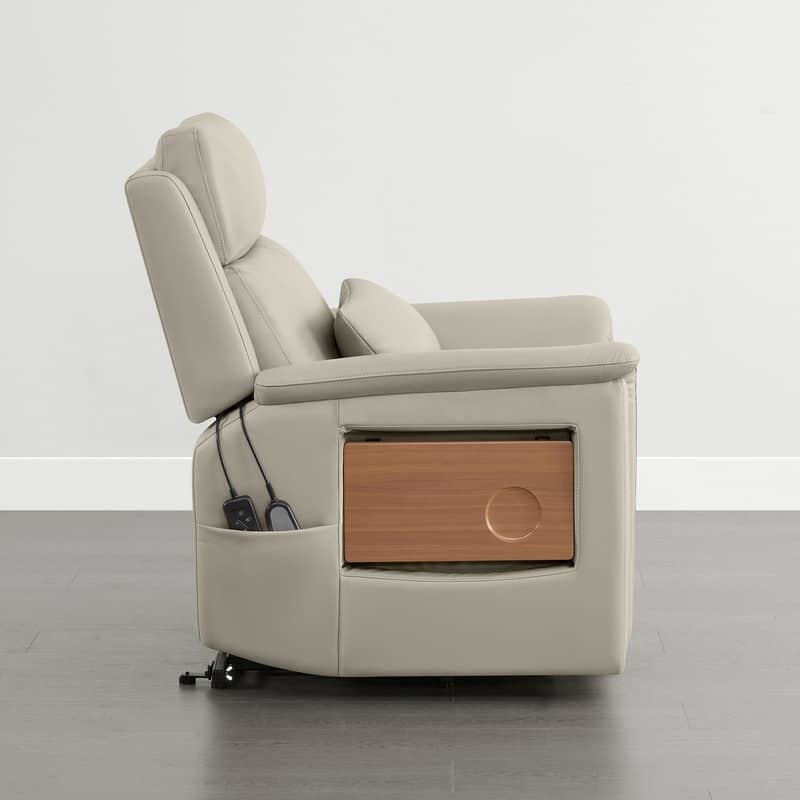 Spruce & Spring Power Lift Recliner Chair for Elderly with Foldable Tray Table and Massage