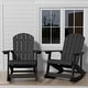 preview thumbnail 92 of 134, WINSOON All Weather HIPS Outdoor Rocking Chair, Set of 2 Classic-Blackx2