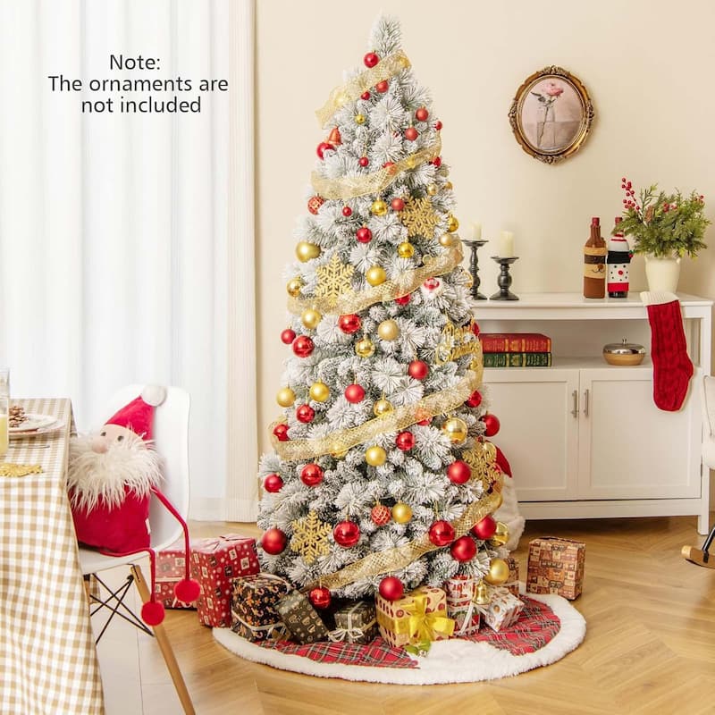 Snow Flocke Christmas Tree Collapsible Seasonal Decoration Tree