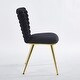 preview thumbnail 14 of 19, Modern chair(set of 2 ) with iron tube legs, soft cushions and comfortable backrest, hairball back