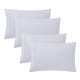 preview thumbnail 32 of 38, Sweet Home Collection Ultra Soft Solid Flannel Pillowcases (4-Pack) King - White