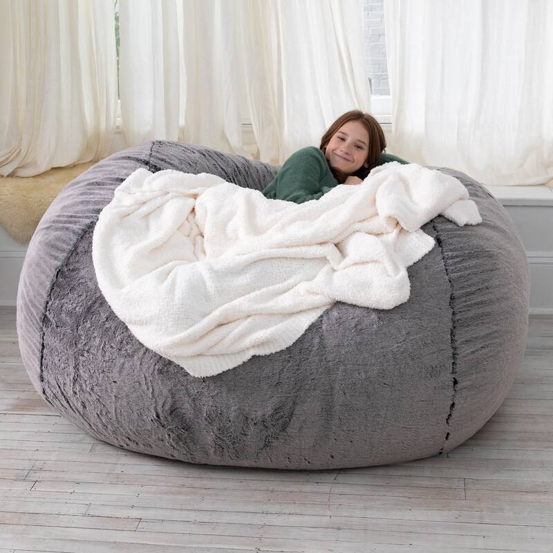 Jaxx 6 Foot Bean Bag, Loveseat, Sofa & Lounger - Mondo Fur
