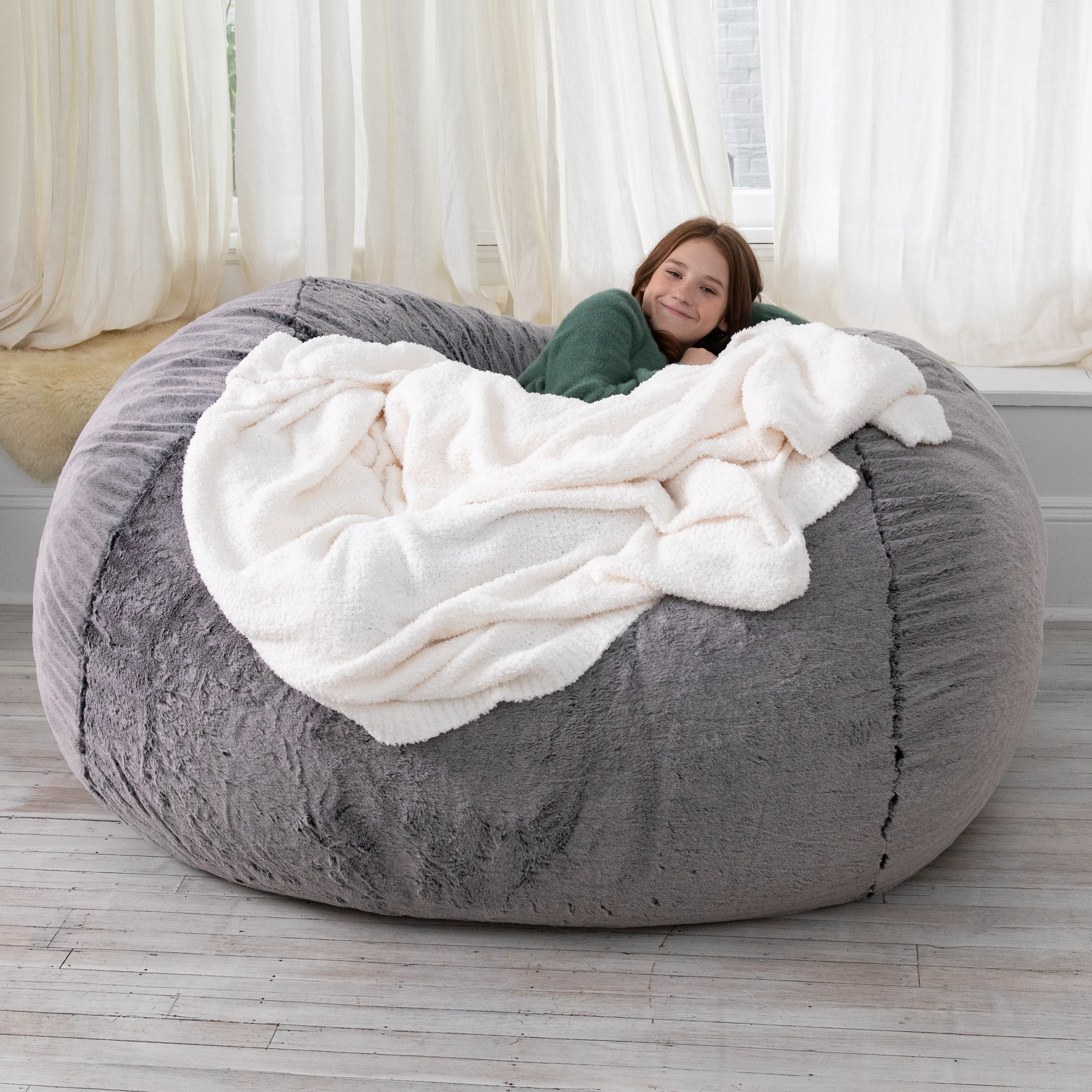 驚きの価格が実現！ Bag, Bean Foot 6 Jaxx Loveseat, Fur Mondo - Lounger & Sofa 小物