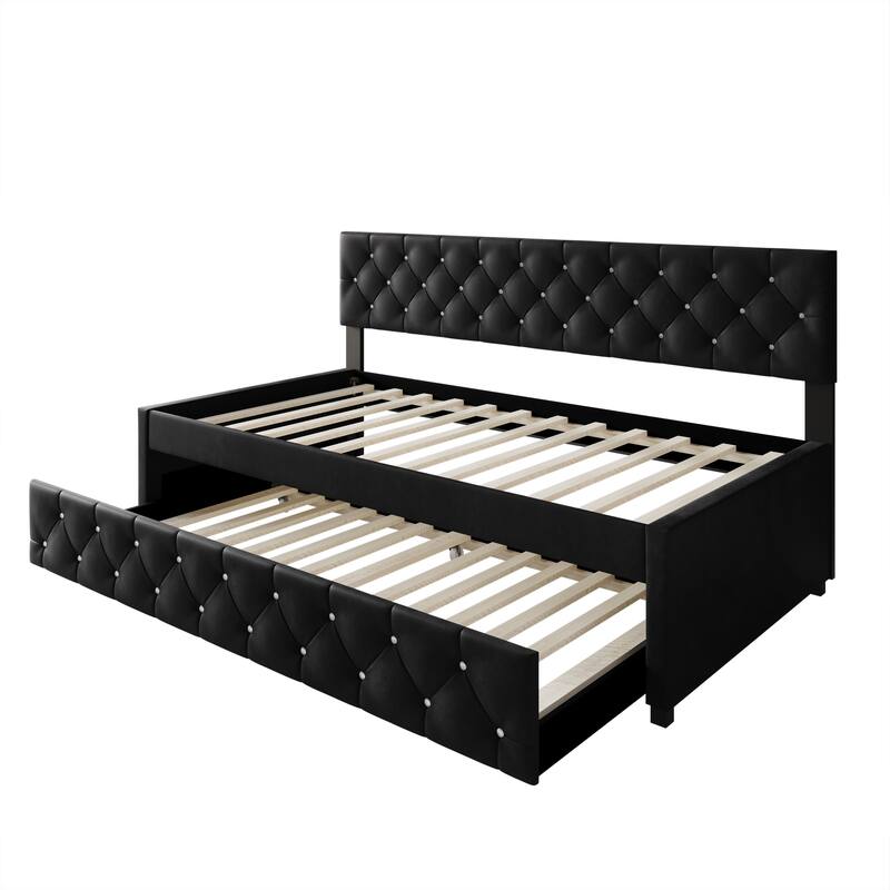 Clayfell Darcey Luxurious Velvet Upholstered Daybed