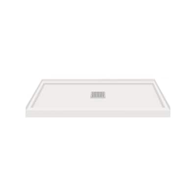 Transolid FL4832C FL-Series 48" x 32" Rectangular Shower Base with