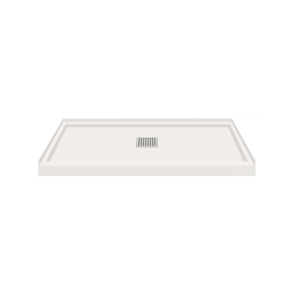 Transolid FL4832C FL-Series 48" x 32" Rectangular Shower Base with