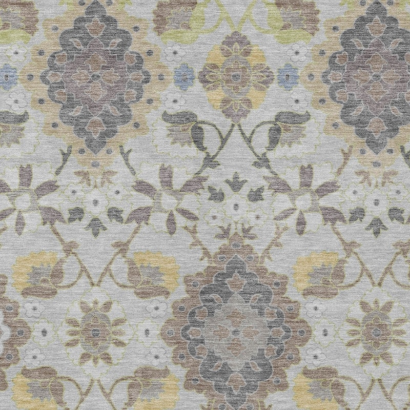 HomeRoots Oriental Traditional Rectangle Outdoor Rug
