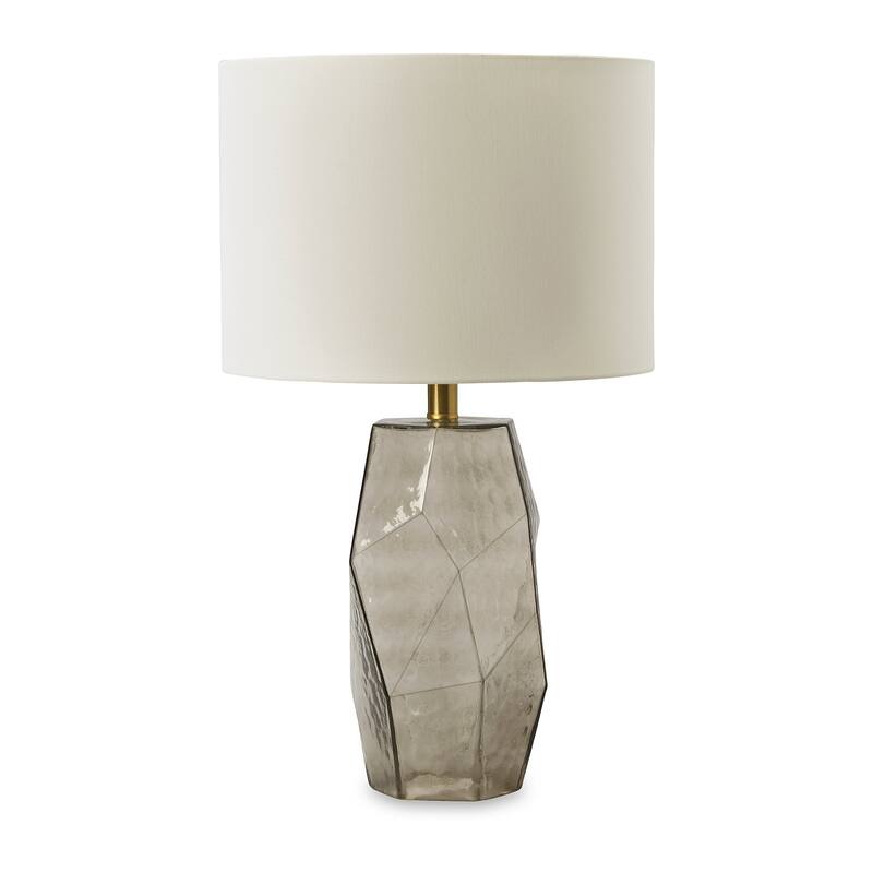 Signature Design by Ashley Taylow Gray Table Lamp - 14"W x 14"D x 24"H
