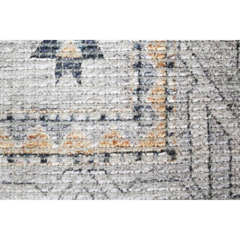 Bashian Zilla Grey Transitional Area Rug