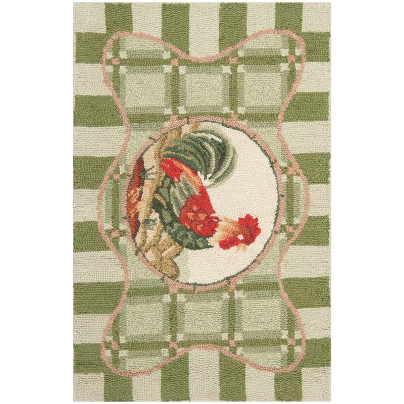 SAFAVIEH Handmade Chelsea Tatyana French Country Wool Rug