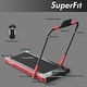 preview thumbnail 6 of 10, Superfit 2.25HP 2 in 1 Folding Under Desk Treadmill W/ Speaker Remote