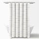 preview thumbnail 4 of 15, Lush Decor Ombre Stripe Yarn Dyed Cotton Shower Curtain