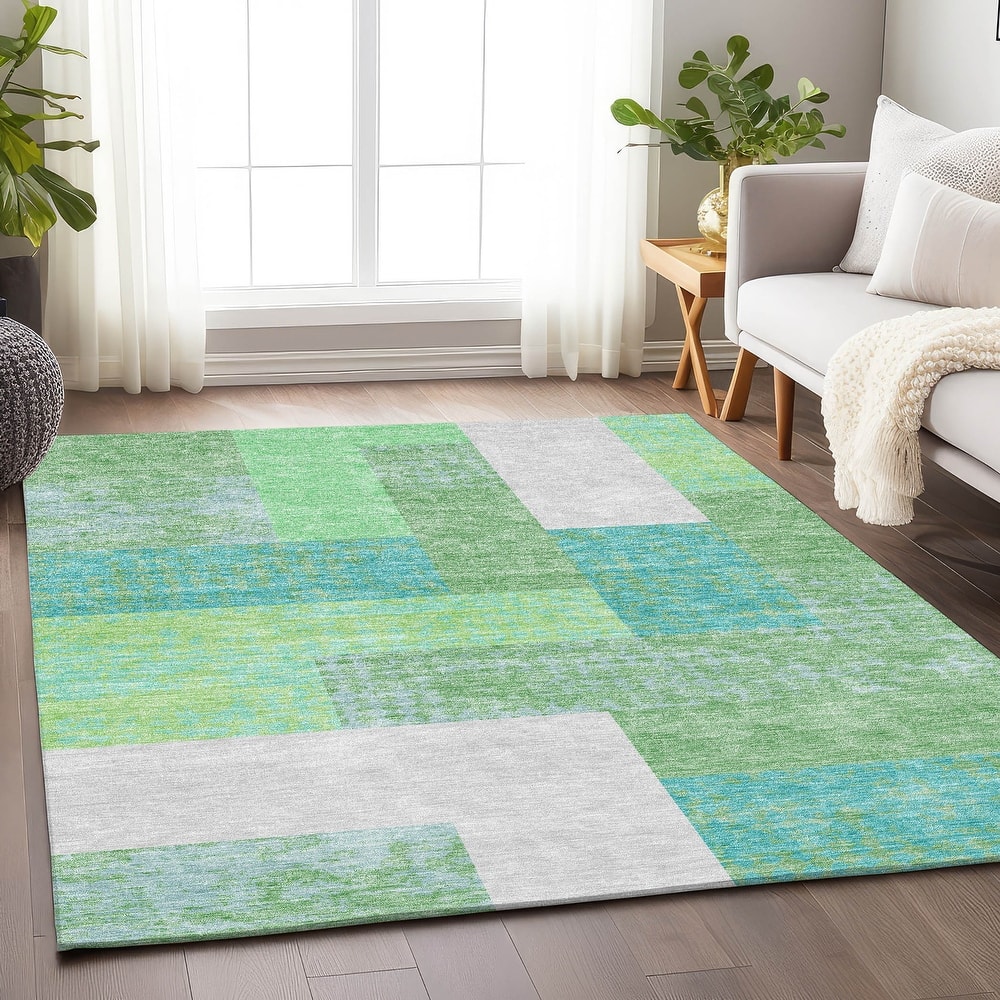 Premium Washable Super Soft Casual Geo Mayfield Rug
