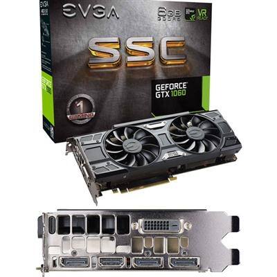 Shop Evga Geforce Gtx 1060 6gb Ssc Gaming Acx 3 0 6gb Gddr5 Led Dx12 Osd Support Pxoc Graphics Card 06g P4 6267 Kr Overstock 17433104