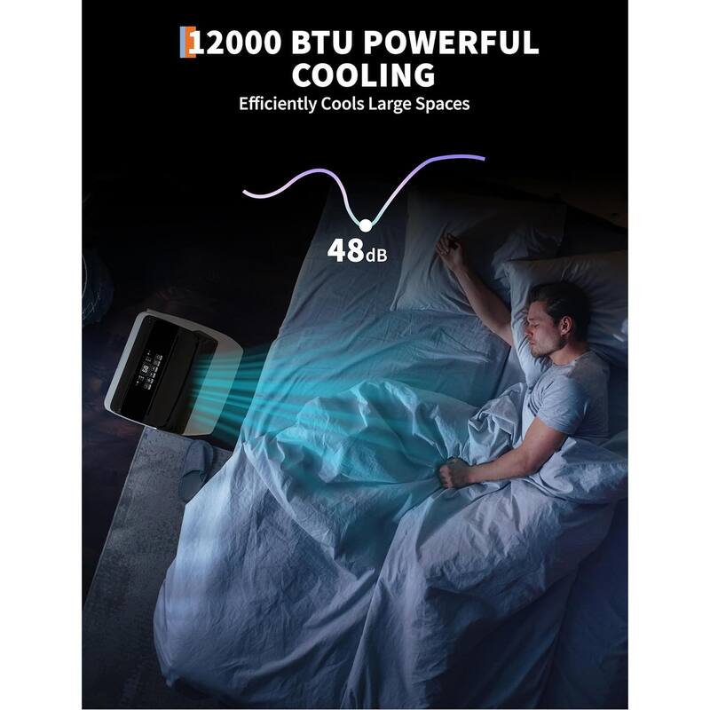 Portable Air Conditioner for Indoor Rooms, 3-In-1 AC Unit for Bedroom