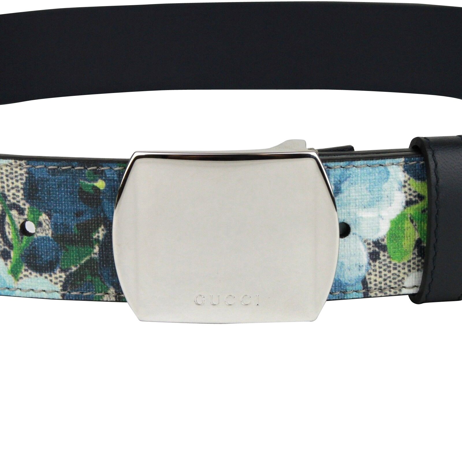 gucci blue bloom belt